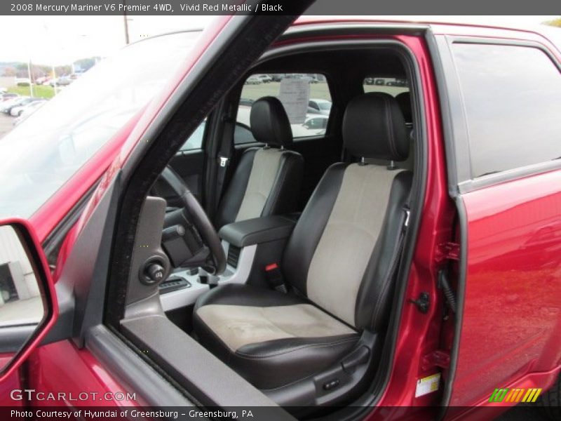 Vivid Red Metallic / Black 2008 Mercury Mariner V6 Premier 4WD