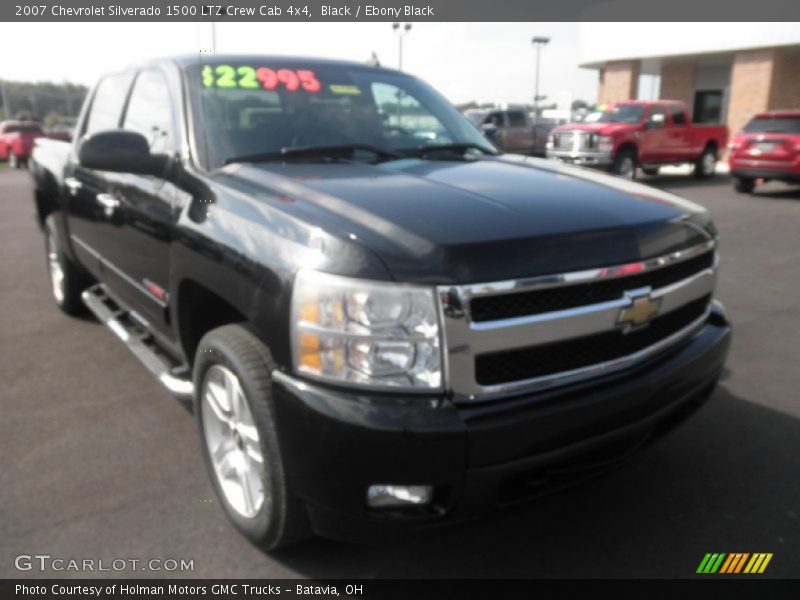 Black / Ebony Black 2007 Chevrolet Silverado 1500 LTZ Crew Cab 4x4