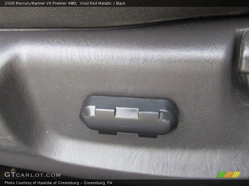 Vivid Red Metallic / Black 2008 Mercury Mariner V6 Premier 4WD