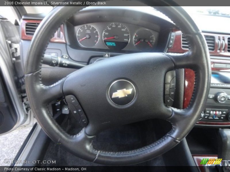 Silverstone Metallic / Ebony Black 2008 Chevrolet Impala LT