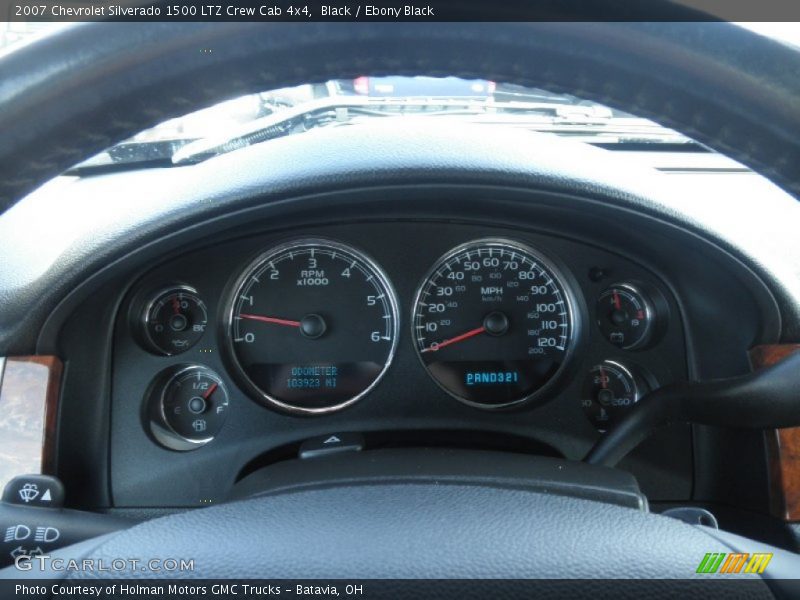 Black / Ebony Black 2007 Chevrolet Silverado 1500 LTZ Crew Cab 4x4