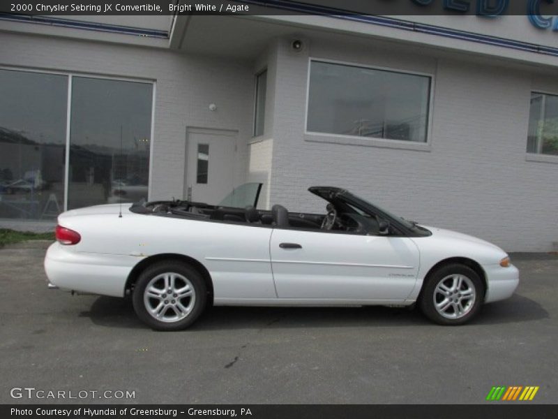Bright White / Agate 2000 Chrysler Sebring JX Convertible