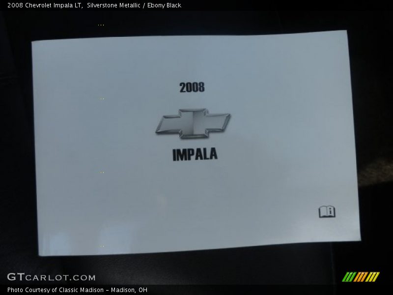 Silverstone Metallic / Ebony Black 2008 Chevrolet Impala LT