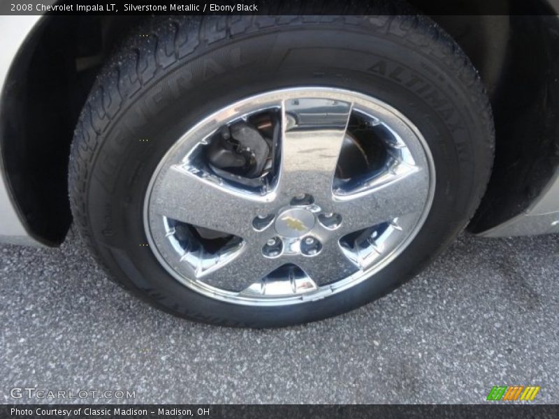 Silverstone Metallic / Ebony Black 2008 Chevrolet Impala LT