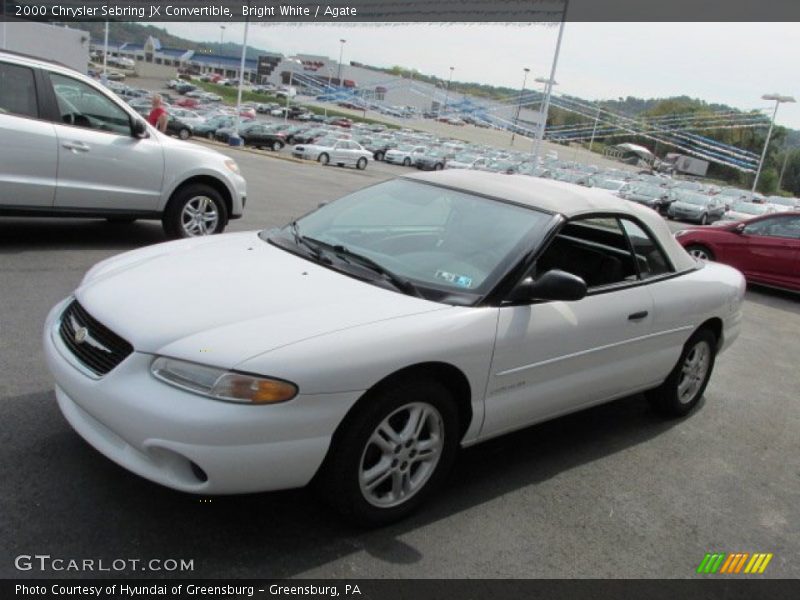 Bright White / Agate 2000 Chrysler Sebring JX Convertible