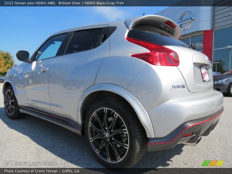 Brilliant Silver / NISMO Black/Gray Trim 2013 Nissan Juke NISMO AWD