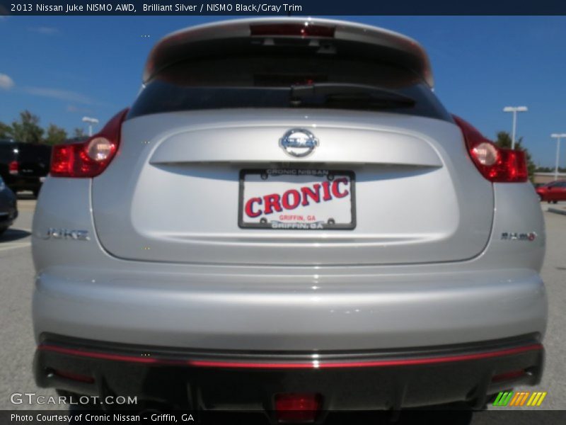 Brilliant Silver / NISMO Black/Gray Trim 2013 Nissan Juke NISMO AWD
