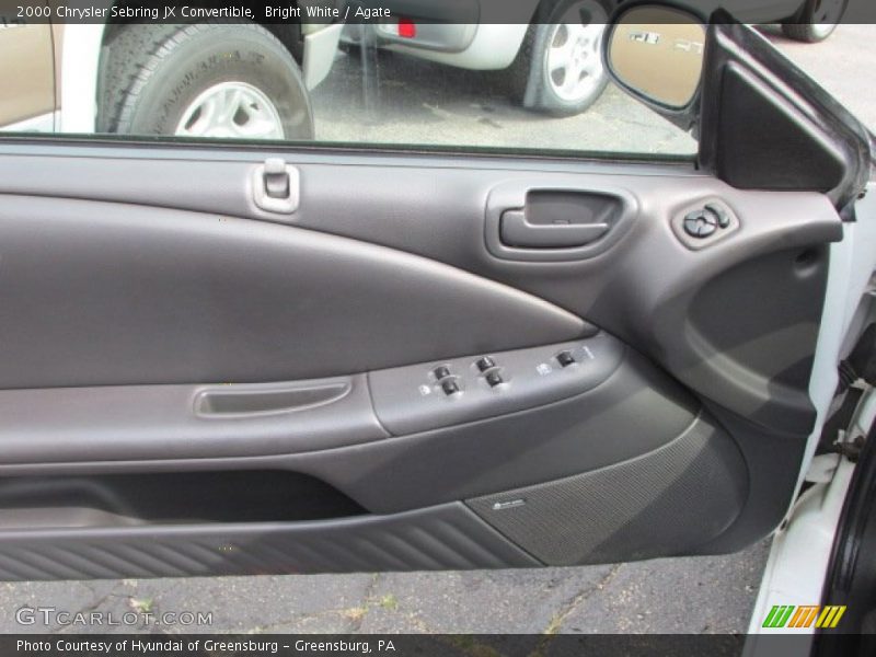 Bright White / Agate 2000 Chrysler Sebring JX Convertible