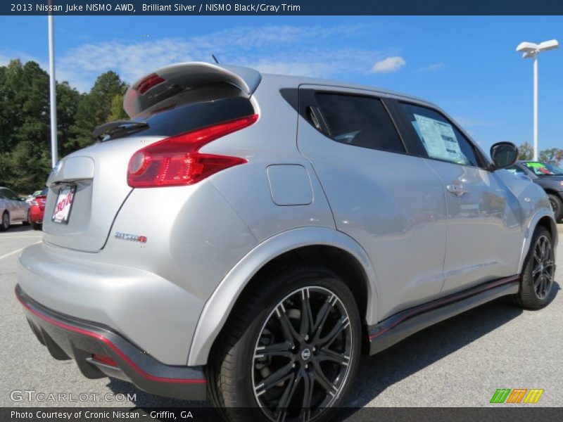 Brilliant Silver / NISMO Black/Gray Trim 2013 Nissan Juke NISMO AWD
