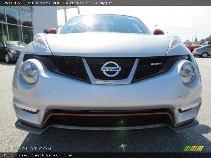 Brilliant Silver / NISMO Black/Gray Trim 2013 Nissan Juke NISMO AWD