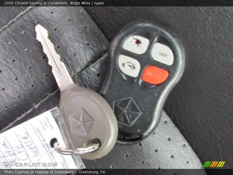 Keys of 2000 Sebring JX Convertible