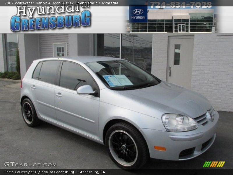 Reflex Silver Metallic / Anthracite 2007 Volkswagen Rabbit 4 Door