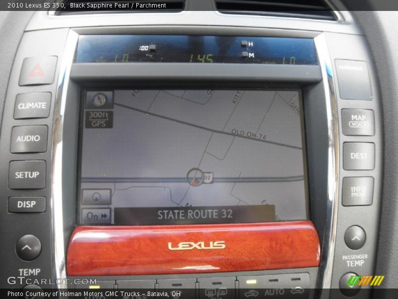 Black Sapphire Pearl / Parchment 2010 Lexus ES 350