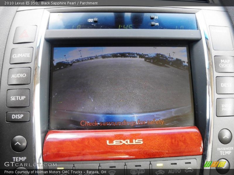 Black Sapphire Pearl / Parchment 2010 Lexus ES 350