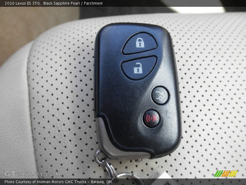 Black Sapphire Pearl / Parchment 2010 Lexus ES 350