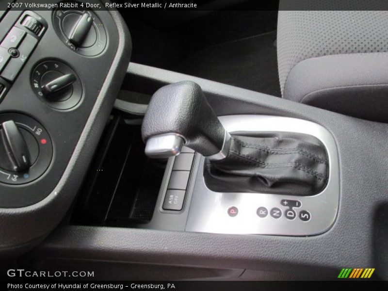  2007 Rabbit 4 Door 6 Speed Tiptronic Automatic Shifter