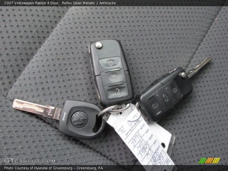 Reflex Silver Metallic / Anthracite 2007 Volkswagen Rabbit 4 Door