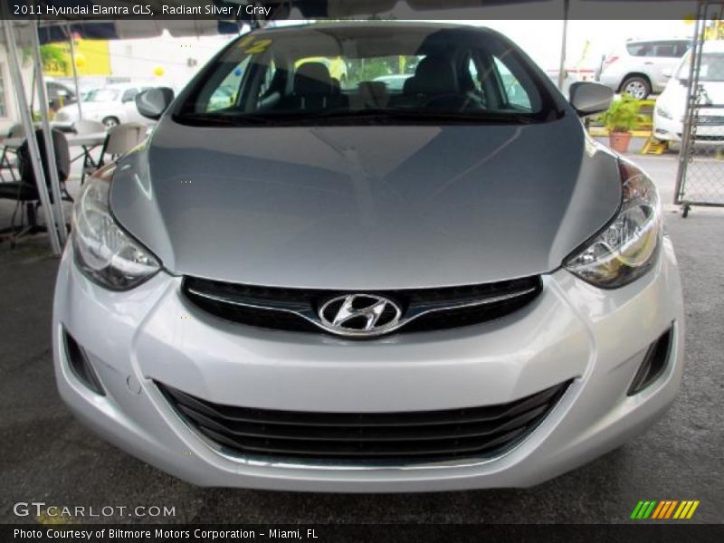 Radiant Silver / Gray 2011 Hyundai Elantra GLS