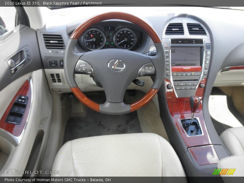 Black Sapphire Pearl / Parchment 2010 Lexus ES 350