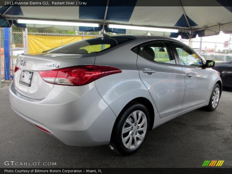 Radiant Silver / Gray 2011 Hyundai Elantra GLS