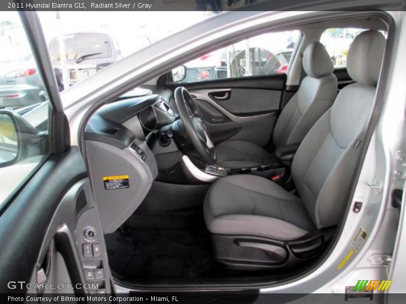 Radiant Silver / Gray 2011 Hyundai Elantra GLS