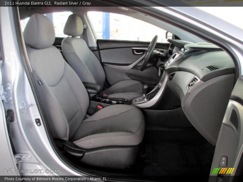 Radiant Silver / Gray 2011 Hyundai Elantra GLS