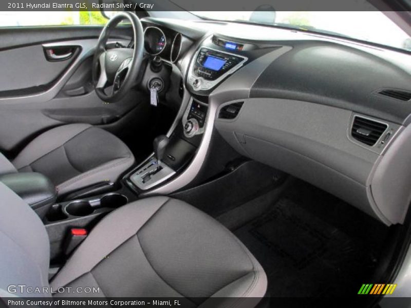 Radiant Silver / Gray 2011 Hyundai Elantra GLS