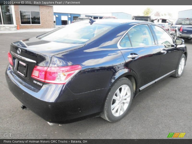 Black Sapphire Pearl / Parchment 2010 Lexus ES 350