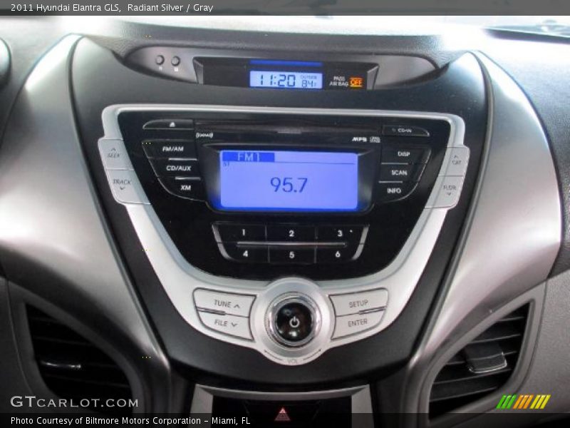 Radiant Silver / Gray 2011 Hyundai Elantra GLS