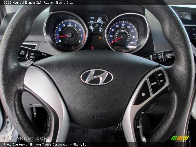 Radiant Silver / Gray 2011 Hyundai Elantra GLS