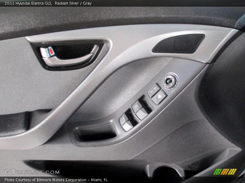 Radiant Silver / Gray 2011 Hyundai Elantra GLS