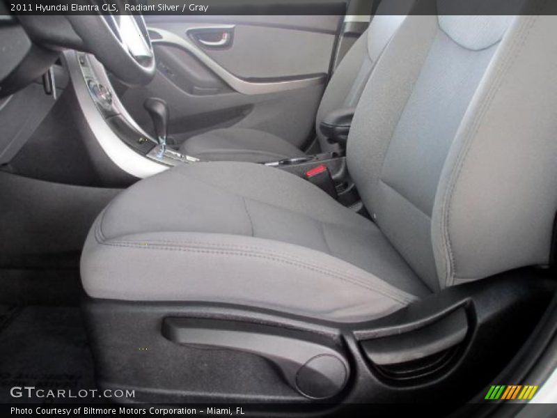 Radiant Silver / Gray 2011 Hyundai Elantra GLS
