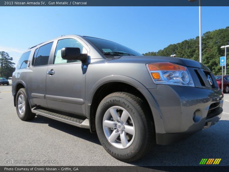 Gun Metallic / Charcoal 2013 Nissan Armada SV