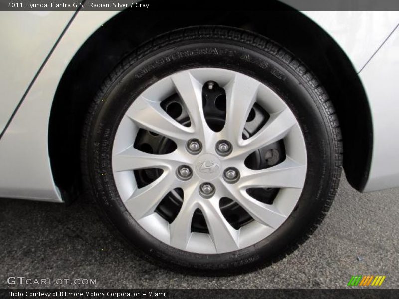 Radiant Silver / Gray 2011 Hyundai Elantra GLS