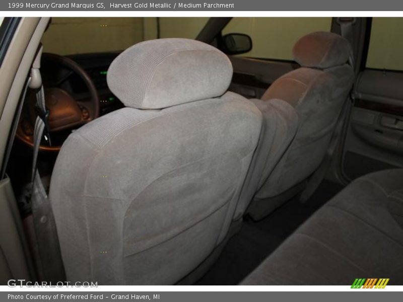 Harvest Gold Metallic / Medium Parchment 1999 Mercury Grand Marquis GS