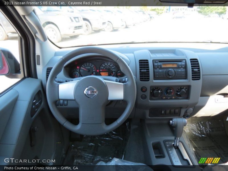 Cayenne Red / Steel 2013 Nissan Frontier S V6 Crew Cab