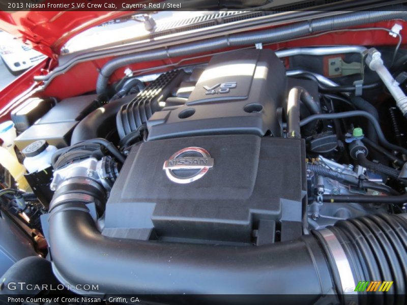 Cayenne Red / Steel 2013 Nissan Frontier S V6 Crew Cab