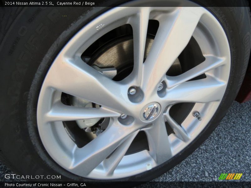 Cayenne Red / Beige 2014 Nissan Altima 2.5 SL