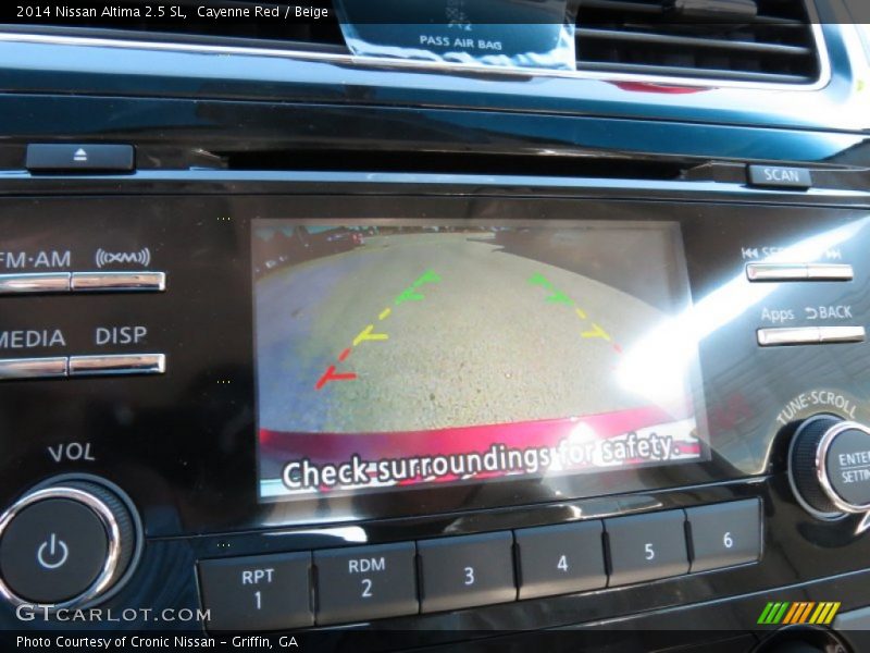 Cayenne Red / Beige 2014 Nissan Altima 2.5 SL
