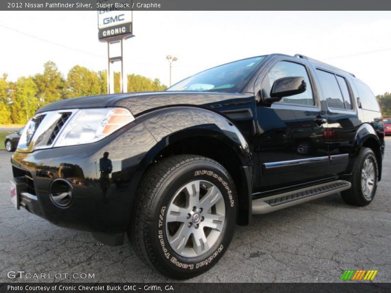 Super Black / Graphite 2012 Nissan Pathfinder Silver