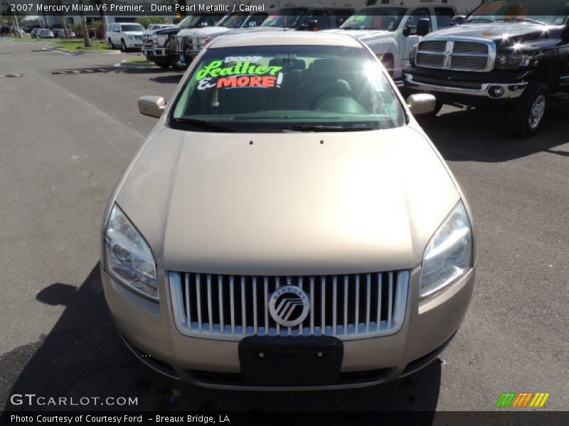 Dune Pearl Metallic / Camel 2007 Mercury Milan V6 Premier