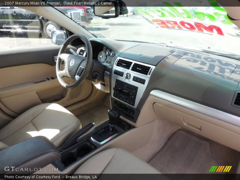 Dune Pearl Metallic / Camel 2007 Mercury Milan V6 Premier