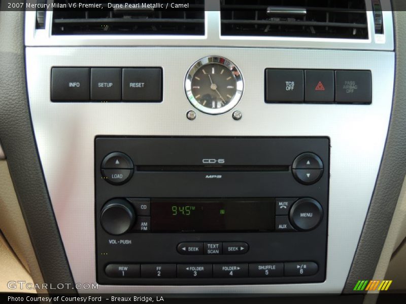 Dune Pearl Metallic / Camel 2007 Mercury Milan V6 Premier