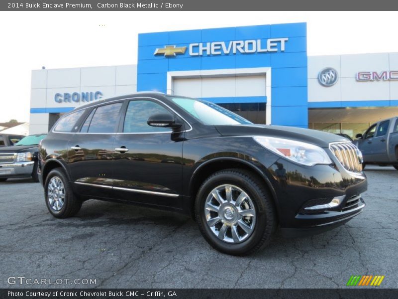 Carbon Black Metallic / Ebony 2014 Buick Enclave Premium