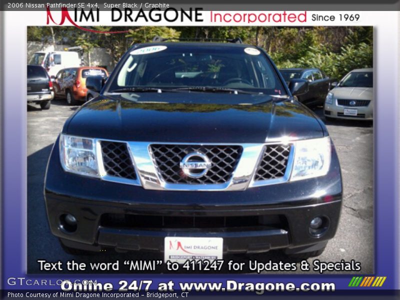 Super Black / Graphite 2006 Nissan Pathfinder SE 4x4