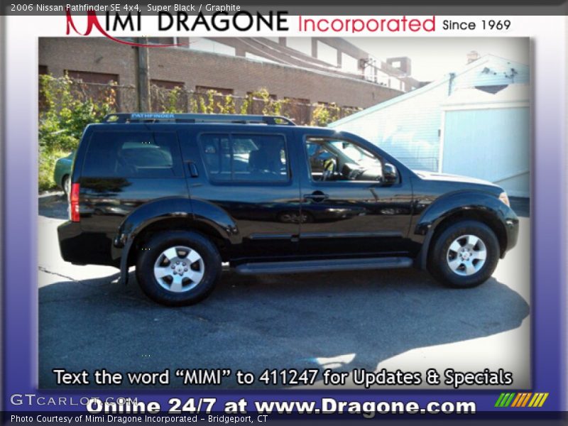 Super Black / Graphite 2006 Nissan Pathfinder SE 4x4