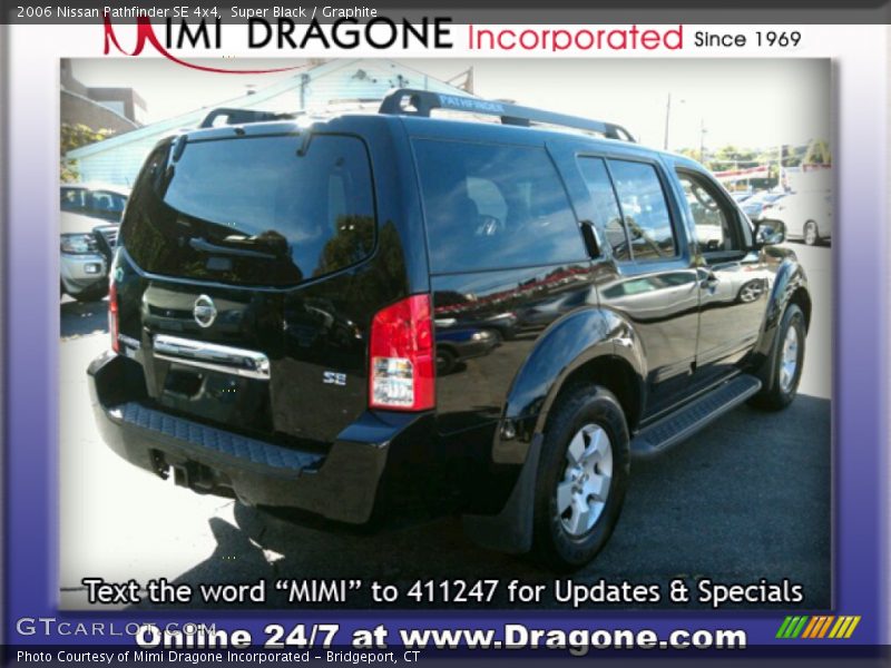 Super Black / Graphite 2006 Nissan Pathfinder SE 4x4