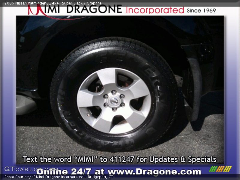 Super Black / Graphite 2006 Nissan Pathfinder SE 4x4