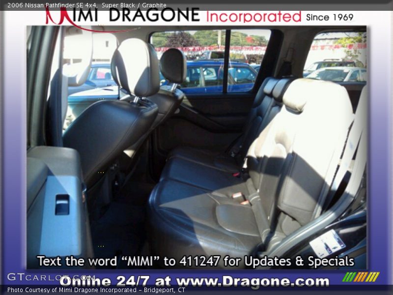 Super Black / Graphite 2006 Nissan Pathfinder SE 4x4