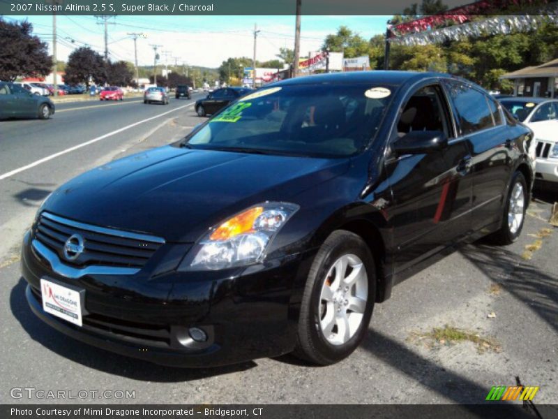 Super Black / Charcoal 2007 Nissan Altima 2.5 S